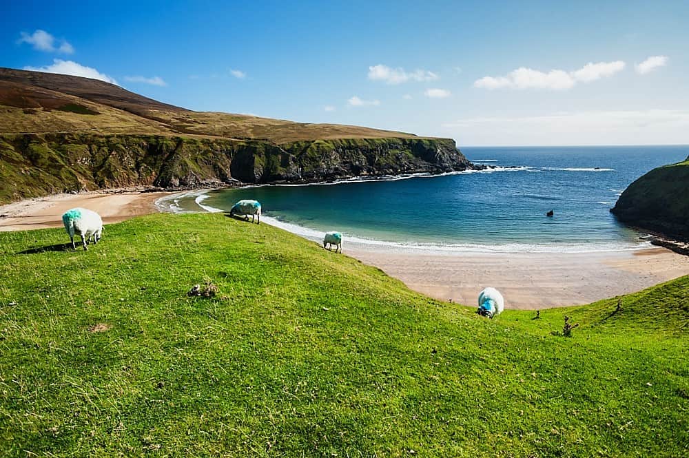 Silver Strand or Malin Beg in County Donegal, Ireland