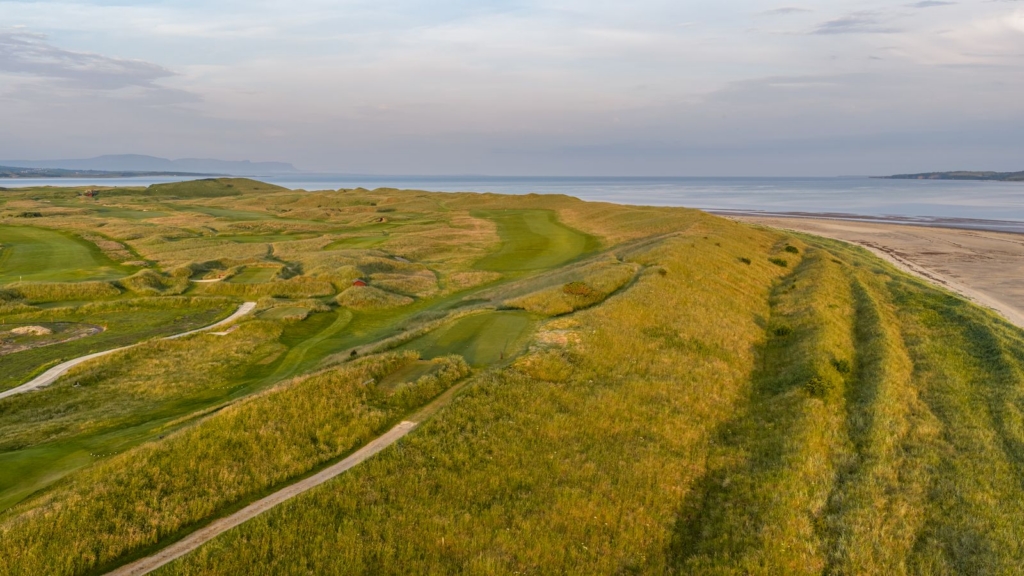 panoramic view of donegal bay visible from the golf course