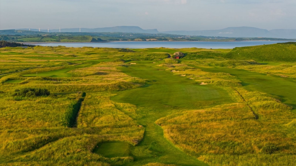 donegal golf club course landscape featuring the coastline on a sunny day